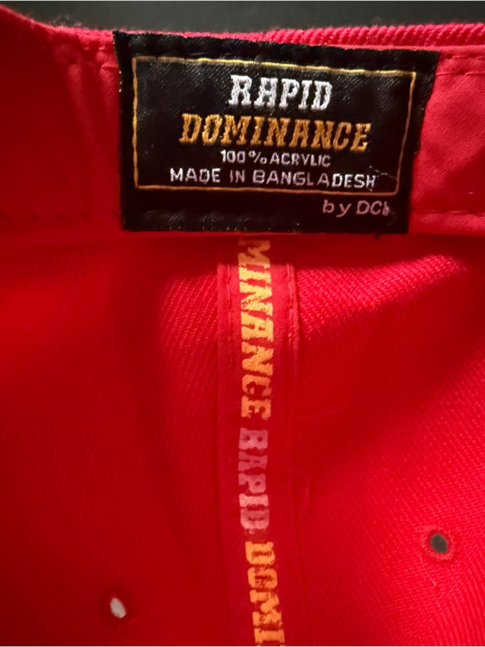 United States Marine Corps Red Embroidered Baseball Cap - Picture 8 of 8